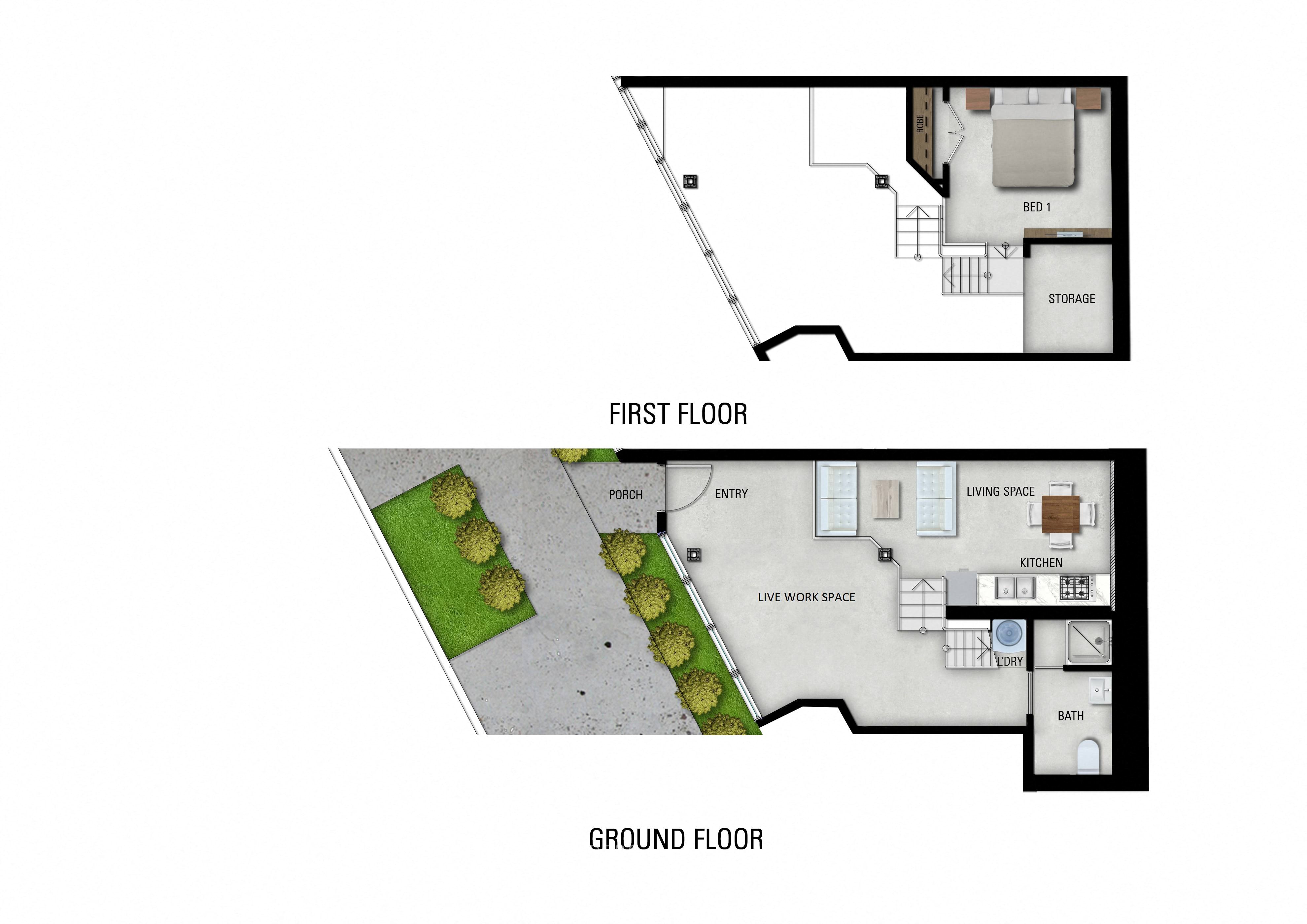 Live Work Loft Apartment at Odessa on Lake Union
